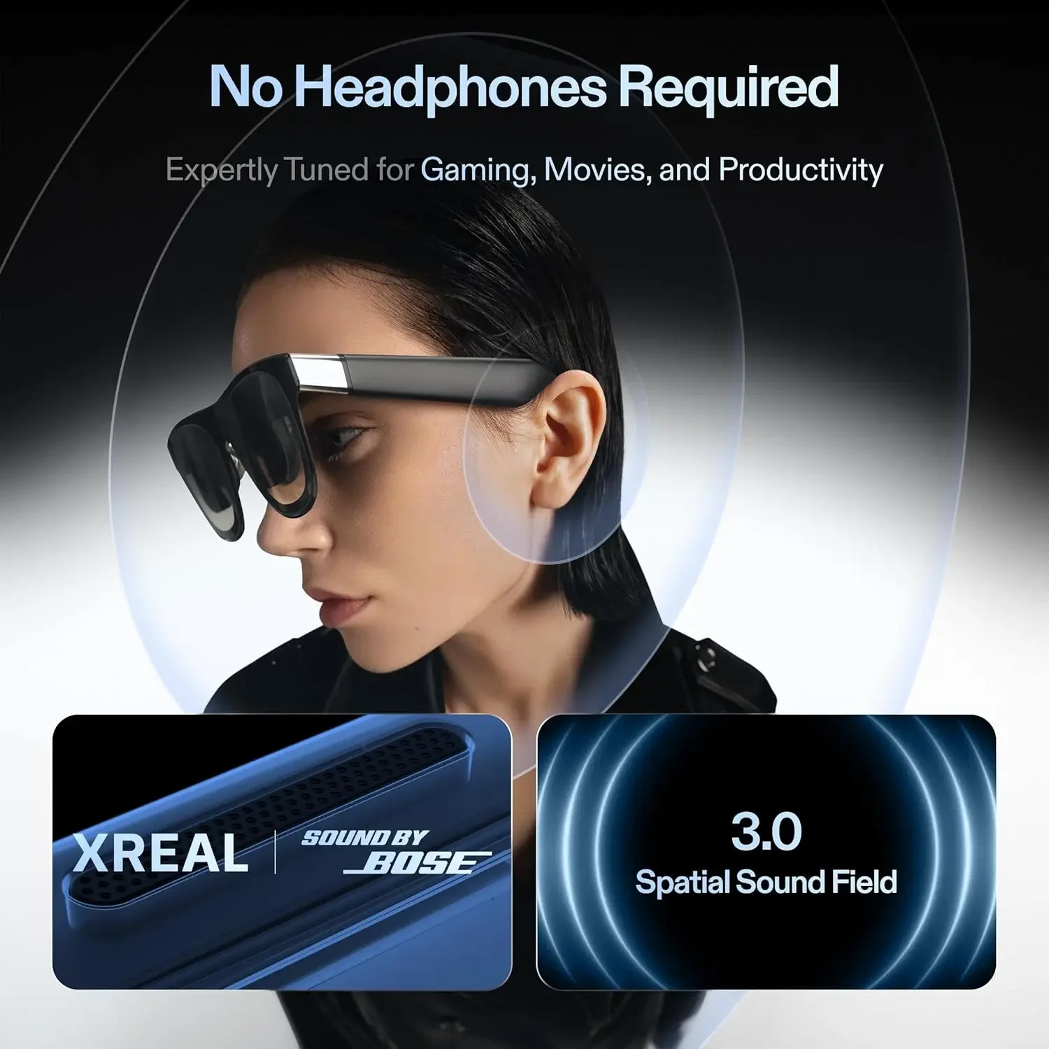 Lunettes intelligentes AR XREAL One Pro, écran HD 477 pouces, 3DoF Space Hovering, lunettes 3D réelles pour iPhone, Mac, Switch, PS5, jeux, cinéma privé