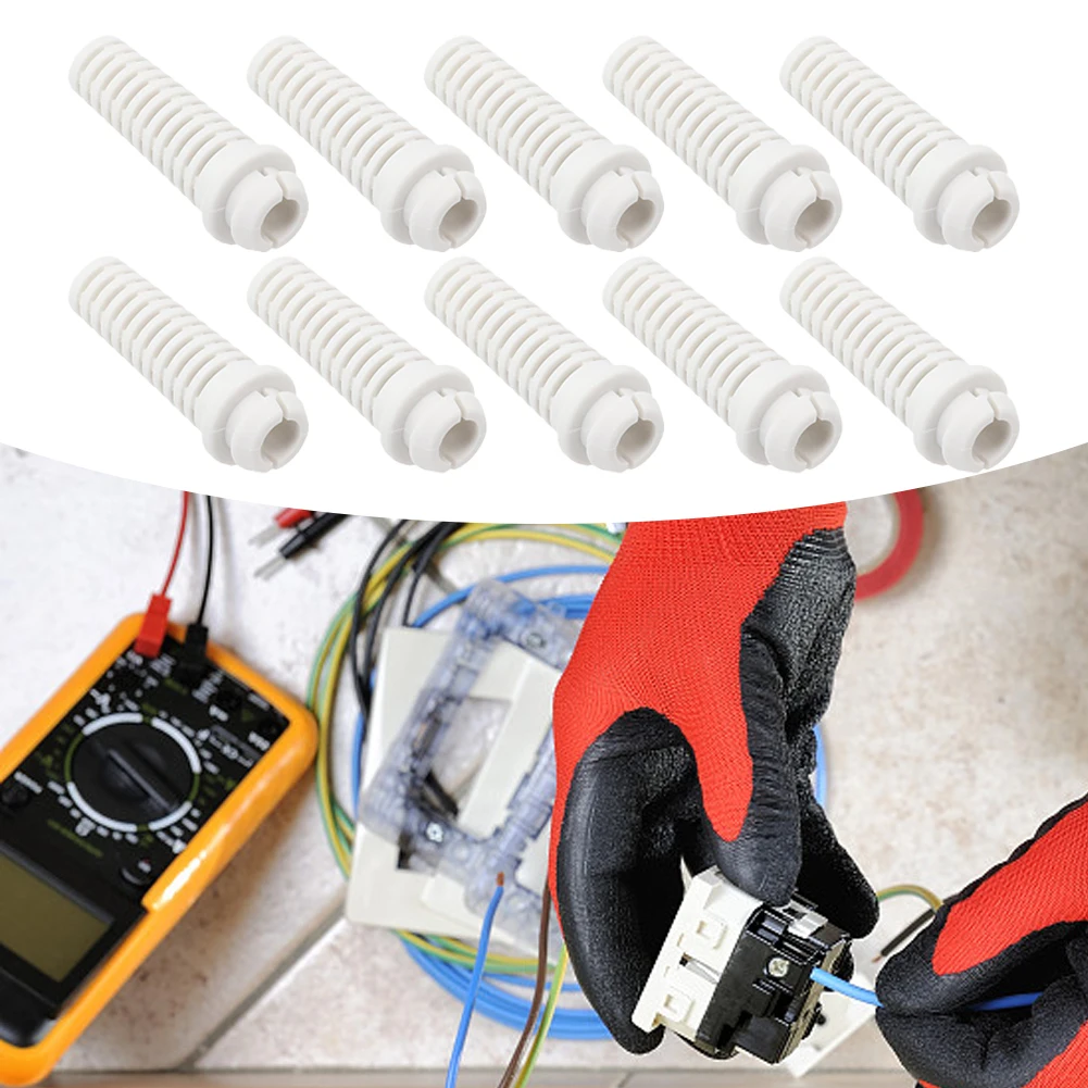 10X6mm Cable Gland Connector Rubber Strain Relief Cord Sleeve Suitable for Aviation and Power Tool Wires with Polyamide Material