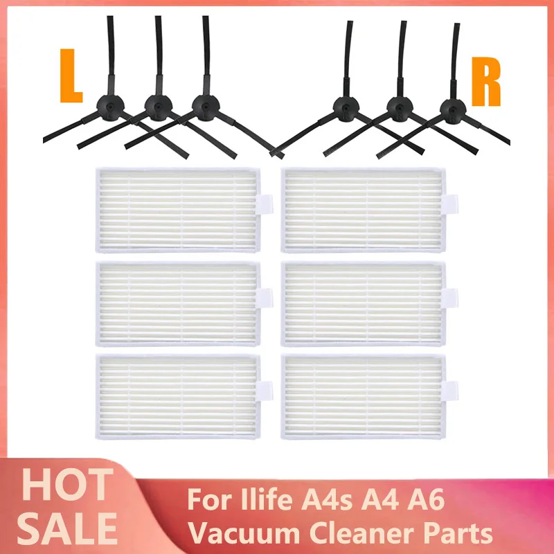 

Сменные детали для робота-пылесоса Ilife A8 A40 A6 A4 A4s