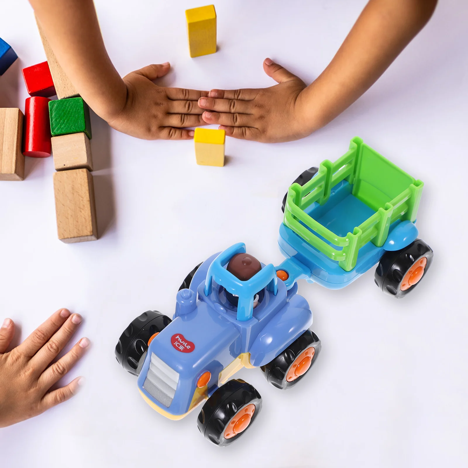 Kids Car Toy Educational Engineering Van Model Tractors Early Learning Children’s Toys