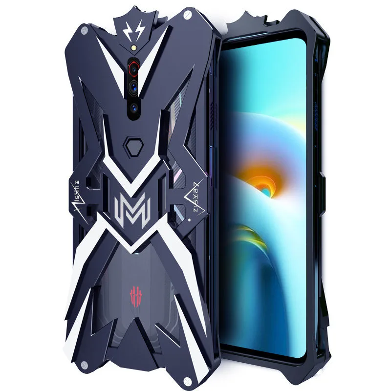 ZTE Nubia Red Magic 5G NX659J Case Heavy Duty Aluminum Metal Bumper Cover Hard Case for ZTE Nubia Red Magic 5G Redmagic5G NX666J