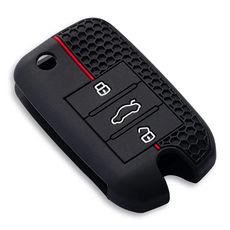 Silikon-Autoschlüsselhülle Zubehör Schlüsselanhänger für MG MG5 ZS GT GS MG3 MG6 MG7 EZS HS EHS ZS EV für Roewe RX5 Fernbedienung