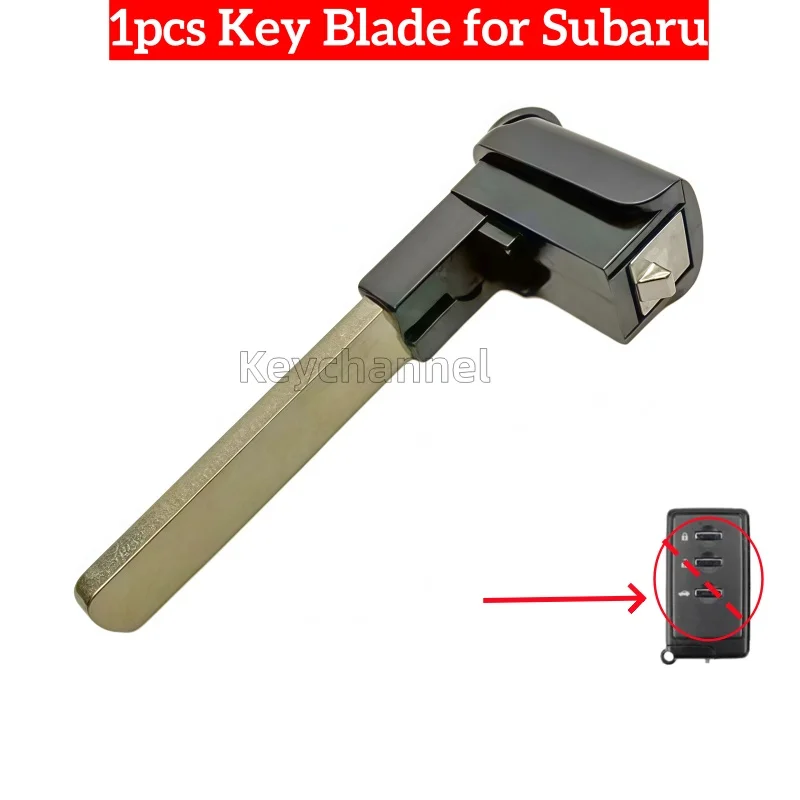 

keystar 1pcs DAT17 Car Smart Key Blank Keyless Remote Key Blade Spare Emergency Door Key for Subaru IMPREZA LEGACY PUTBACK