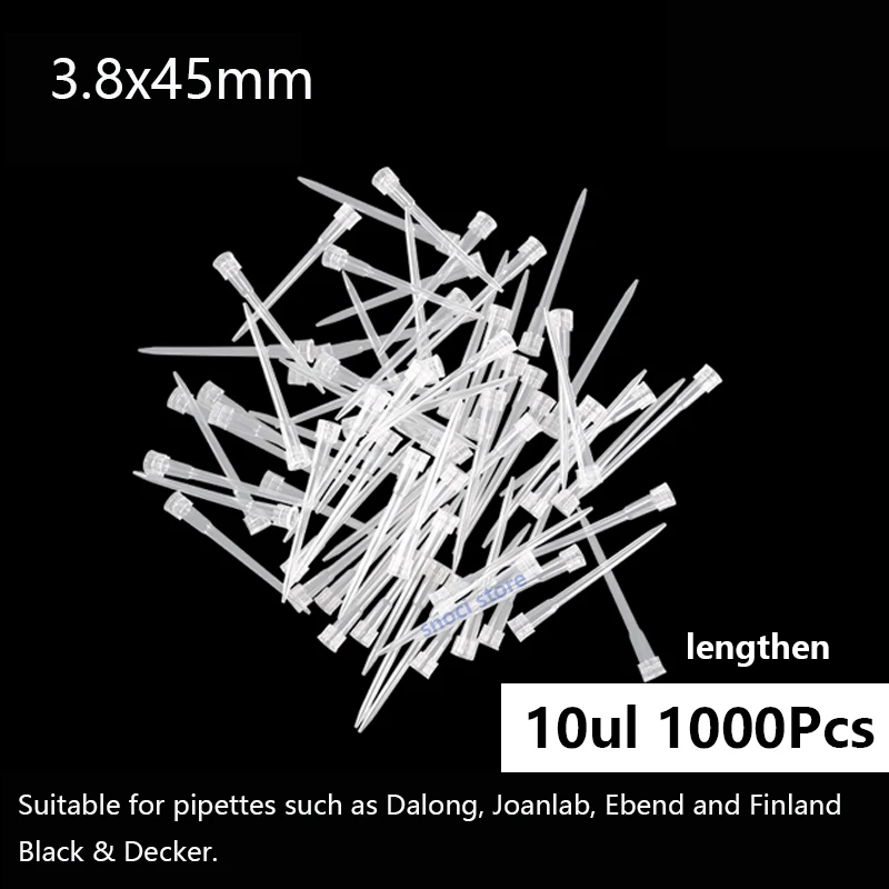 Einweg-Pipettenspitze, Pipettenspitze aus Kunststoff, blaue Düse, 10, 200, 1000 µl, 1,5 ml, Düse für den Einsatz im Chemielabor und im Unterricht. – Detail 2
