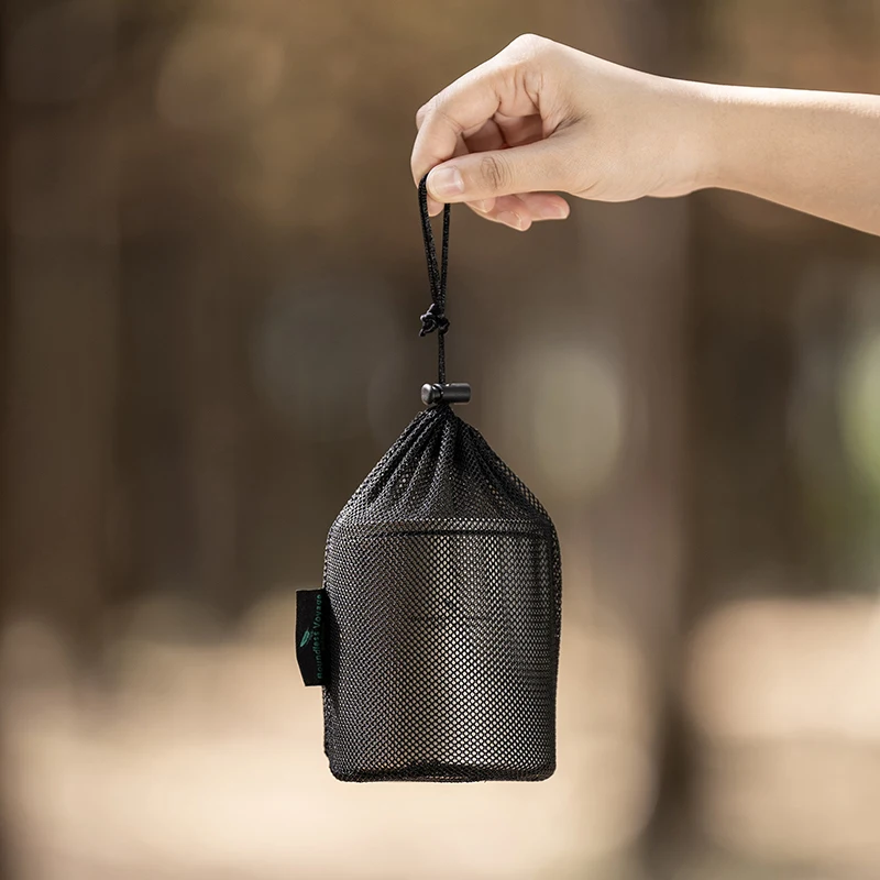 Boundless Voyage Titanium doppelwandiger Becher, ultraleicht, stapelbar, Tee-Trinkgeschirr, tragbar, für Outdoor-Camping, täglich verwendet – Detail 14