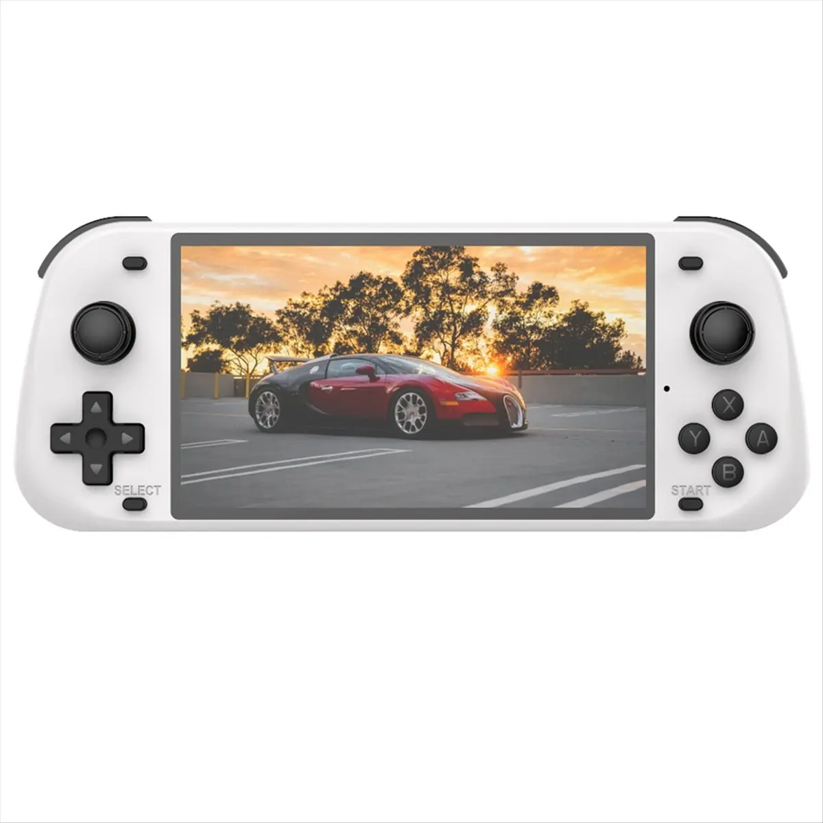 ■★New Arrival Fashion  R50S Retro Handheld Game Console128GB Linux System 5.1inch IPS Screen Dual Player Online Gaming Console W