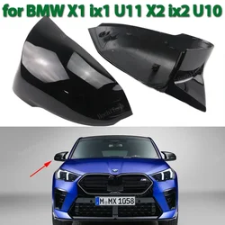 Glossy Black M style Rearview Exterior Side Mirror Caps for BMW X1 IX1 U11 U12, X2 IX2 U10 Accessories