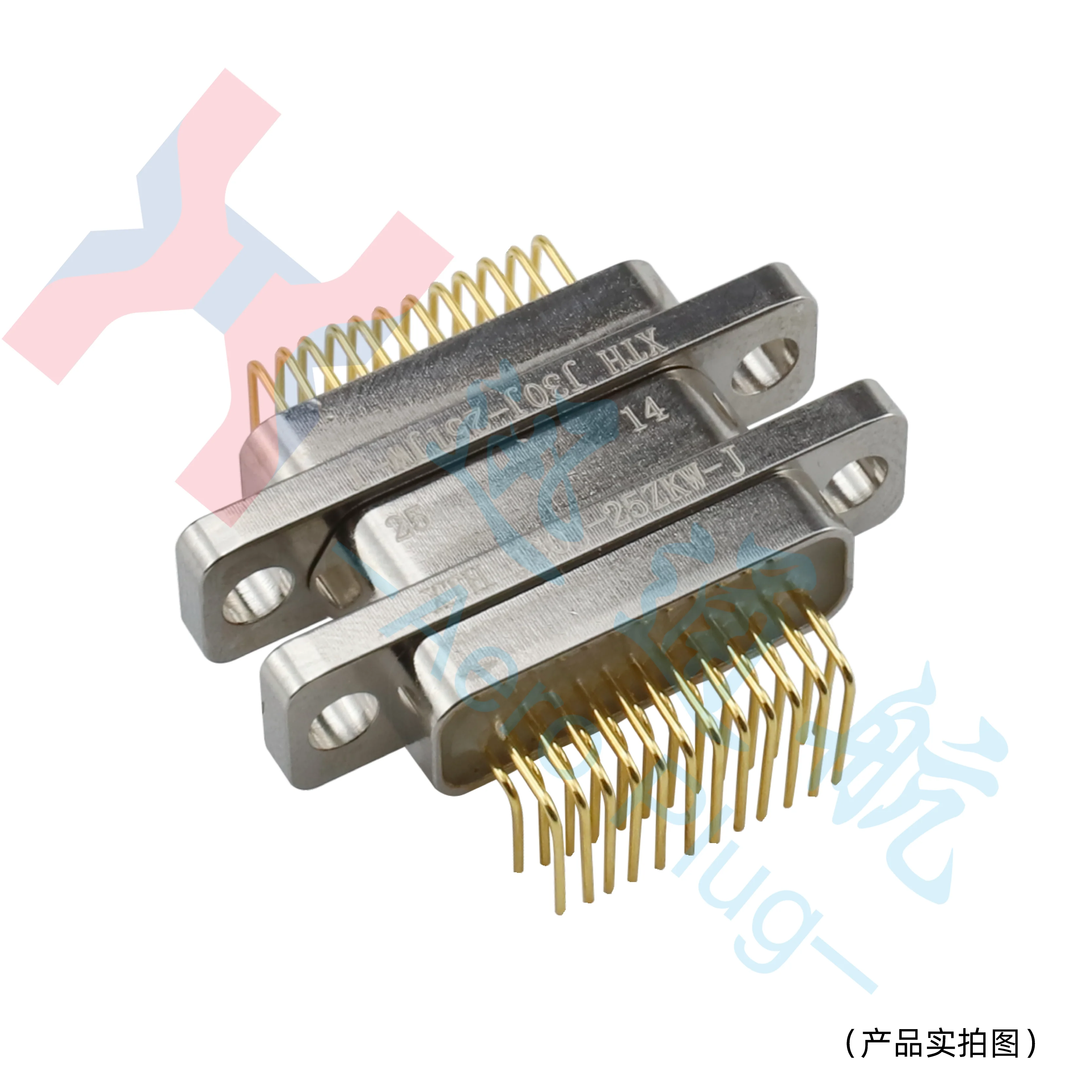 J30J-37TJW-J J30J-37ZKW-J Micro Rectangular Electrical Connector 37 Pin Solder Board Aviation Plug Socket, PCB Mount Receptacle
