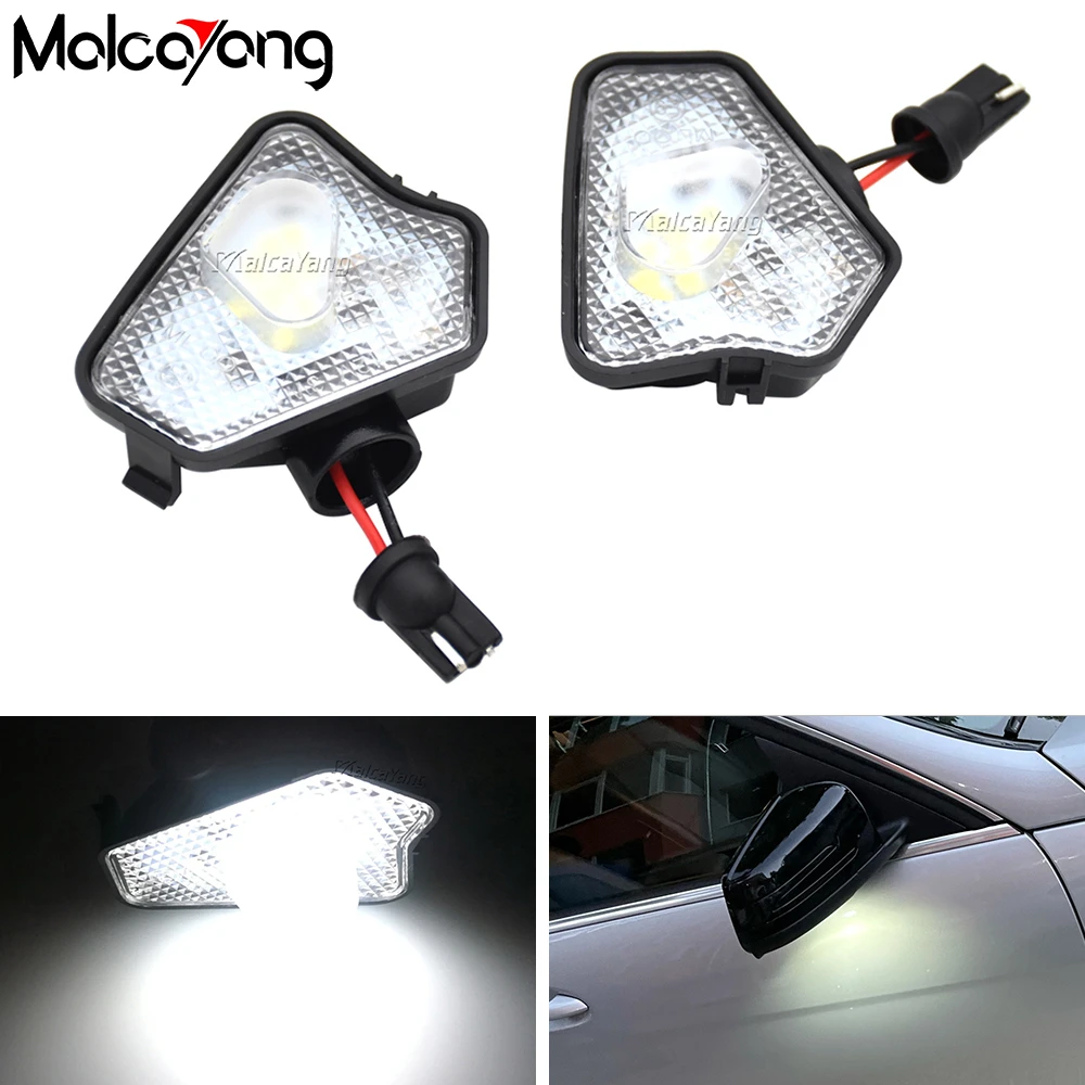 1Pair Car LED Under Side Mirror Light Puddle Lamp For Mercedes Benz W176 X156 W204 W212 W246 W117 W218 W219 W209 W221 C117 W242