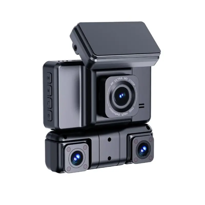 A25P Parking Mode 24H/7 Camera For Car 1080P 4 Channel Dash Cam 360° View 2.5K Wi-Fi GPS DVR For Car