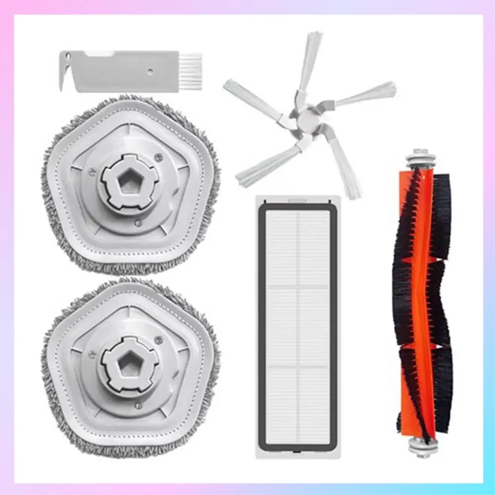 

ABRG-Для Xiaomi Dreame Bot W10 W10 Pro Самоочищающийся робот-пылесос Основная боковая щетка Hepa-фильтр Наборы подушечек для швабры для домашнего приложения