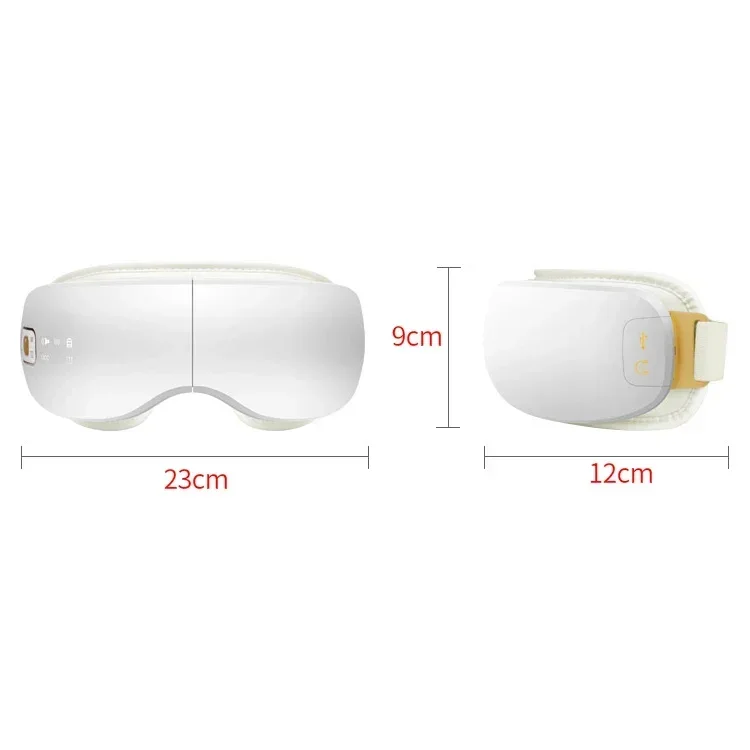 Electric Eye Temple Massager with Air Pressure Music Vibration Heat Compression Therapy for Dry Eye Relax Eyesight Care Mask