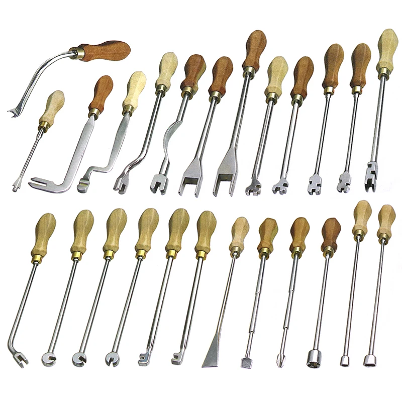 Piano tuning and repair tools 1860 1810 keyboard pins wrench, multi-purpose wrench, tuning pin wrench, support plate wrench