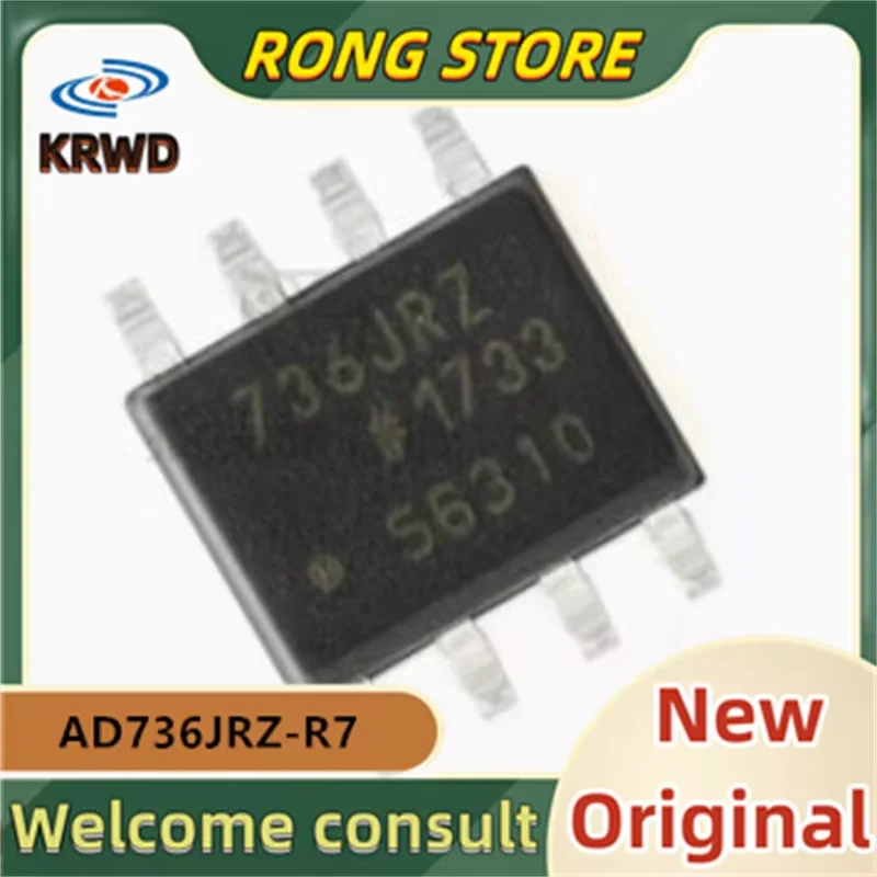 (2PCS) 736JRZ New and Original Chip IC AD736JRZ-R7 AD736 AD736JR AD736JRZ  SOP8