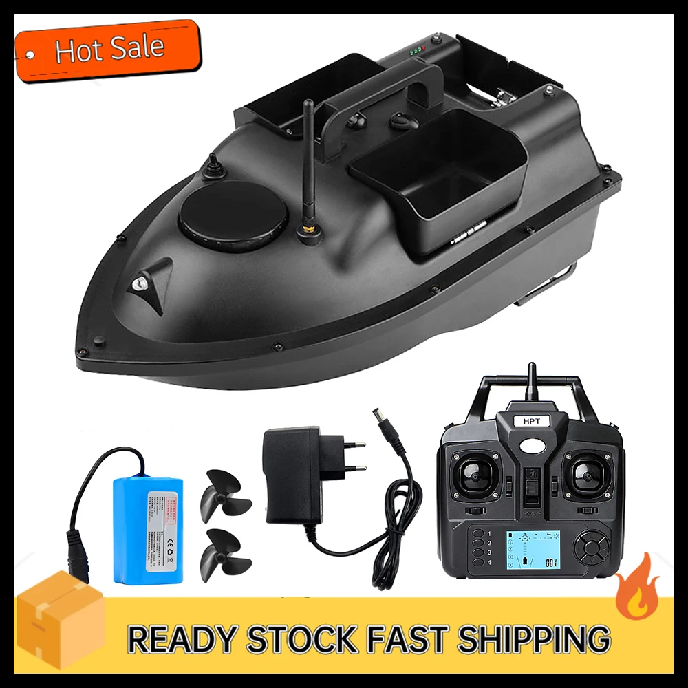 GPS Fishing Bait Boat with 3 Bait Containers Wireless Bait Boat with Automatic Return Function