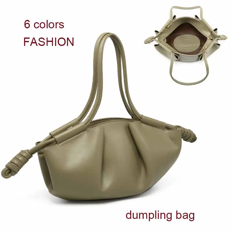 

Fashion PU Leather Shoulder Bag 2026 New Women Dumpling Bag High Quality Hobo Cloud Bag Crossbody Purse