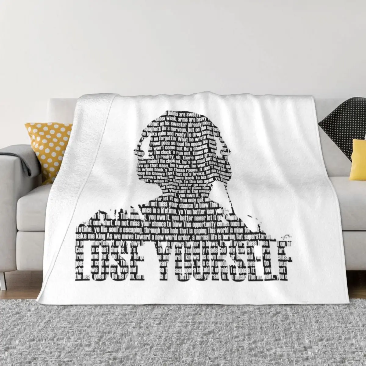 Lose Yourself Throw Blanket Summer Beddings Nap Luxury Designer Blankets