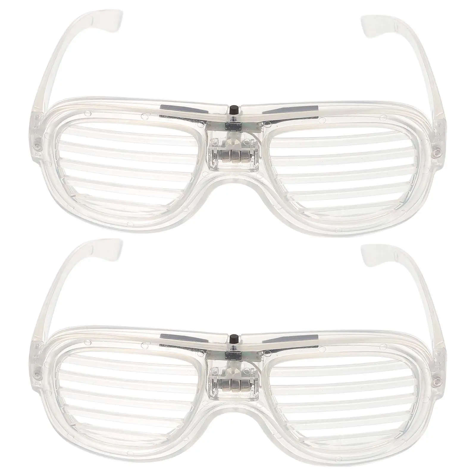 

2 шт. светящиеся очки с LED-подсветкой, креативные забавные мигающие очки для вечеринок, декор для взрослых и детей, реквизит для ночных клубов, танцев и фотосессий