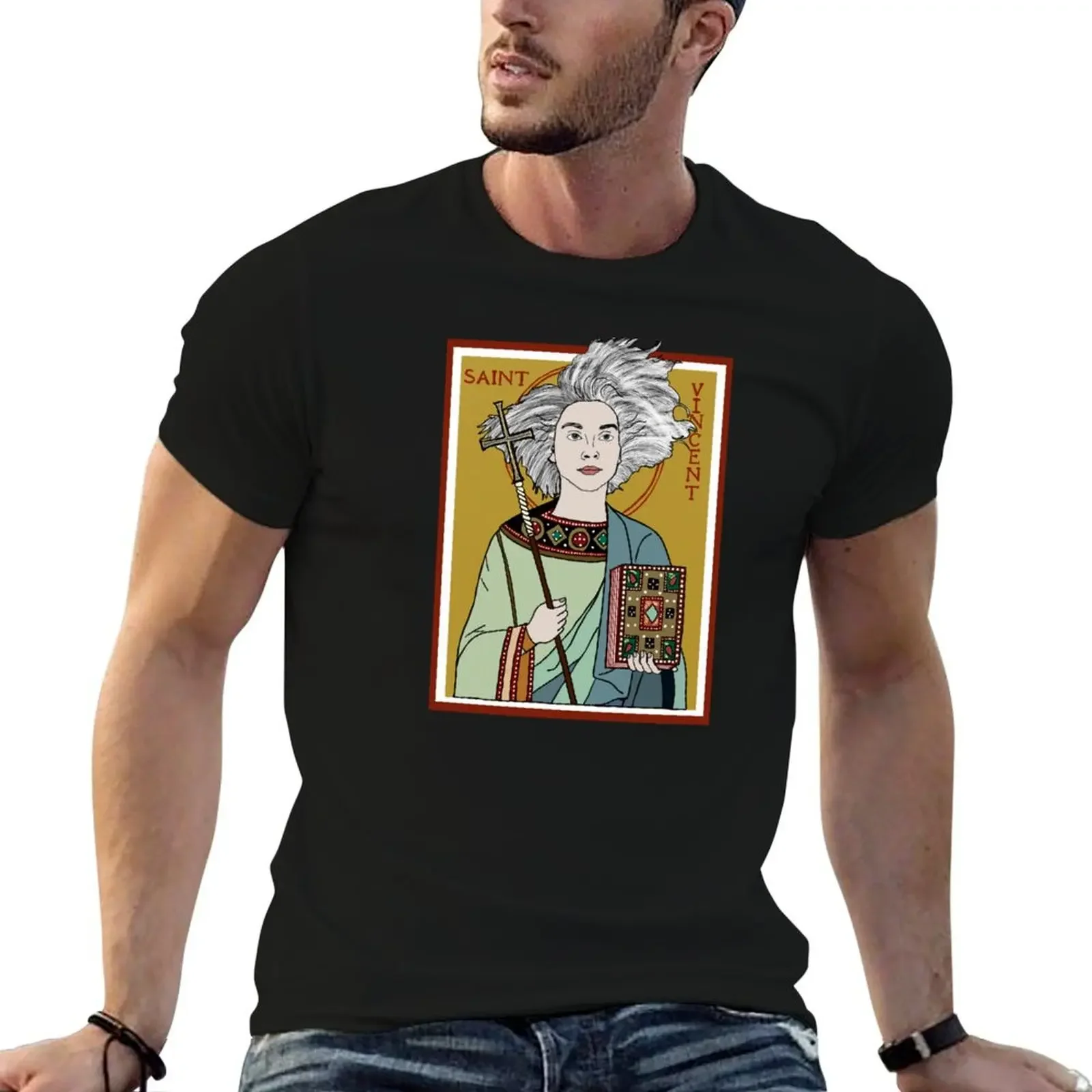 St. Vincent Band Art Zipped Hoodie oversized sublime graphic tee shirt plain t shirts men sublime cute tops funny t shirts men