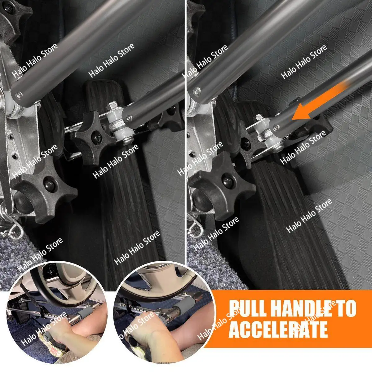 Picture 3: Automotive Manual Devices for Disabled Drivers, Portable Manual Driving Assistance for Disabled Drivers