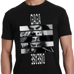 Lady Gaga Malattia Stampa T-shirt Uomo/Donna Abbigliamento Casual Manica corta Estate Primavera Tee-shirt Ropa Hombre Streetwear Tees