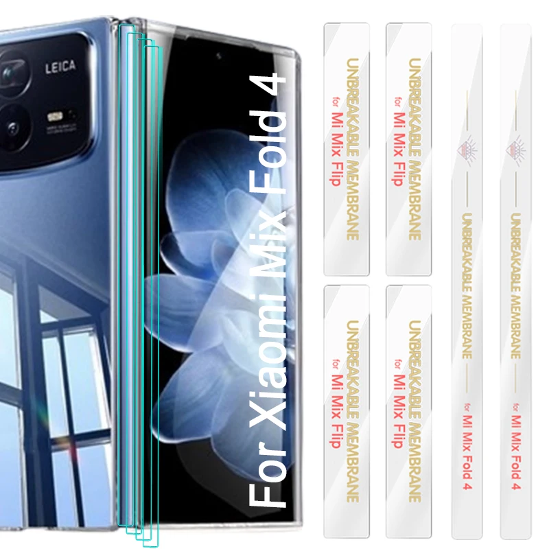 

Clear Hinge Protection Soft Films For Xiaomi Mi Mix Flip/Fold 4 5G Ultra Thin Anti Scratch Hinge Protector Film Not Glass