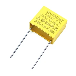 Polypropylene Safety Capacitors Kit 275VAC X2 MKP 0.47UF 0.22UF 0.33UF 0.82 0.68 Anti-electromagnetic Interference 10Pcs