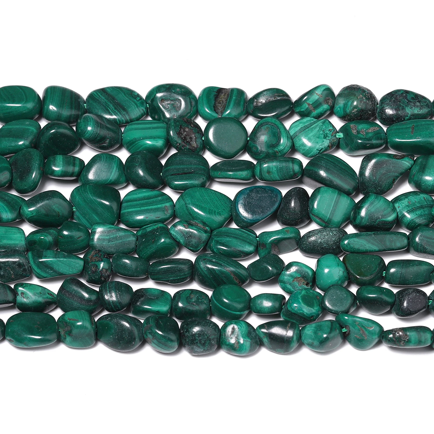 الجملة 6-8 مللي متر 8-10 مللي متر الملكيت حجر الخرز غير النظامية فضفاض خزر عازل لصنع المجوهرات سوار ذاتي الصنع إكسسوارات #3