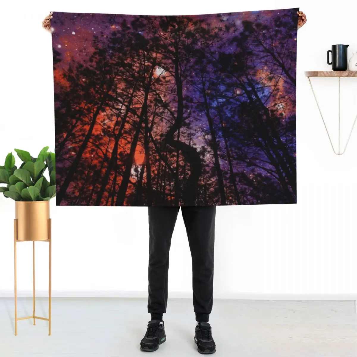 Twisted Forest Deep Autumn Throw Blanket Designers for babies Luxury Brand Bed covers Blankets
