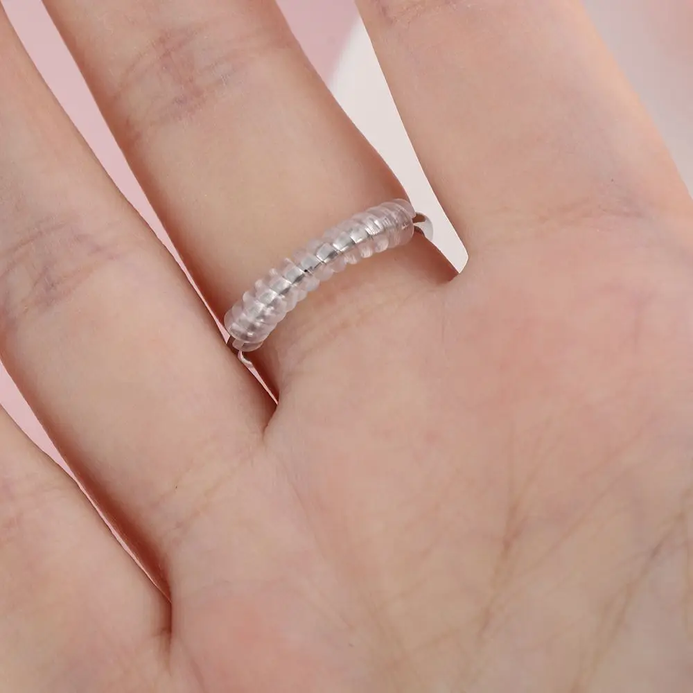 1Pc/5Pcs/10Pcs/12Pcs New Jewelry Parts Invisible Tightener Reducer Ring Size Adjuster Resizing Tools Shell Hard Guard