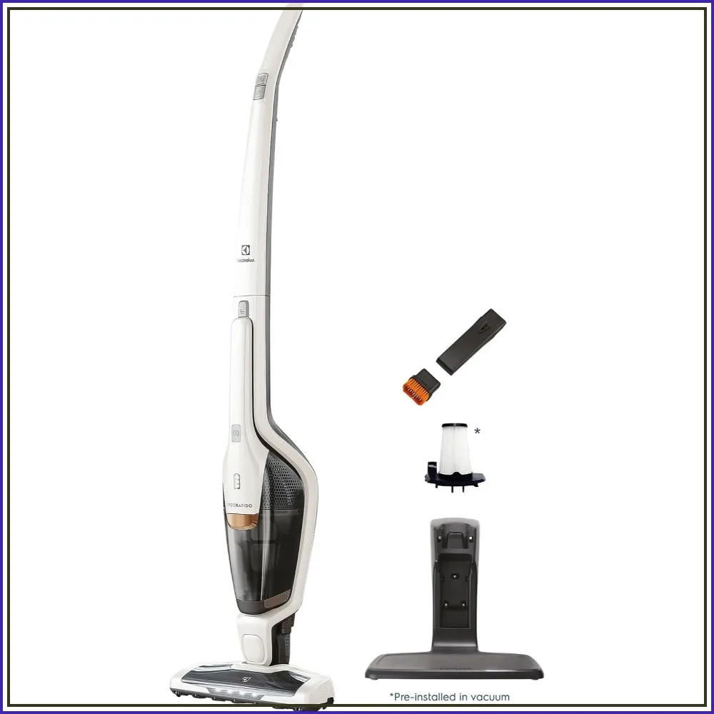 Cordless 2-in-1 Vacuum: 48-Min Run Time, High Suction, 180° Steering, 2 Power Modes