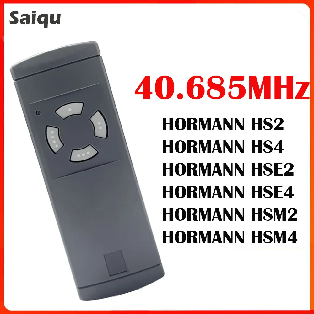 

Remote Control Duplicator HORMANN 40.685 mhz HS4 HSM4 HSE2 HSE4 Gate Remote Control Garage Door Opener