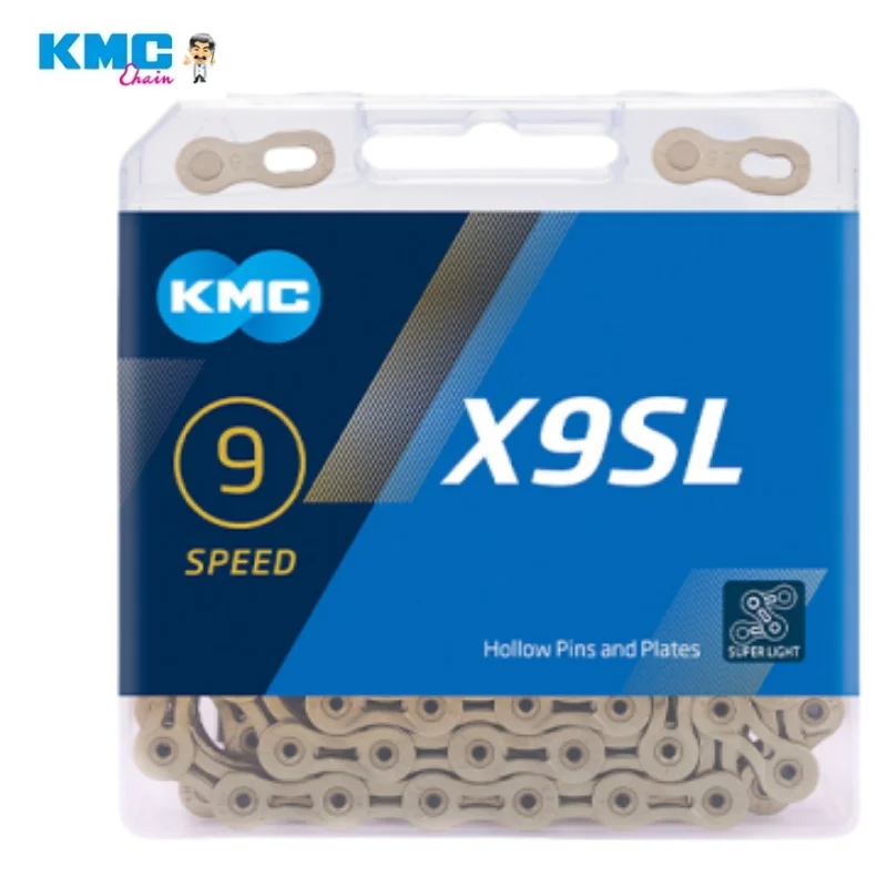 KMC X9SL/X10SL/X11SL Bike Chain Gold Silver Chain 9/10/11 Speed for SRAM MTB/Road Bike Chain