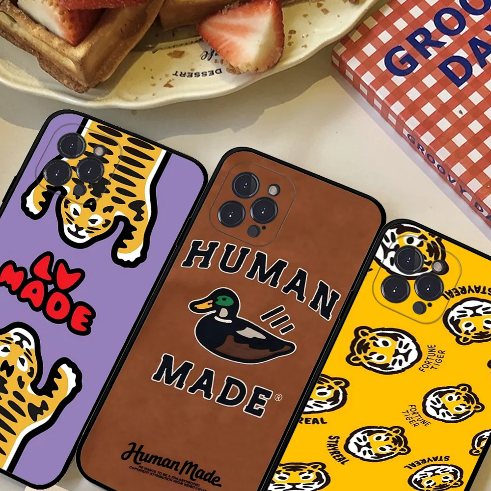 H-HumanS M-MadeS Phone Case For iPhone 16 15 14 11 12 13 Mini Pro XS Max Cover 6 7 8 Plus X Funda Shell