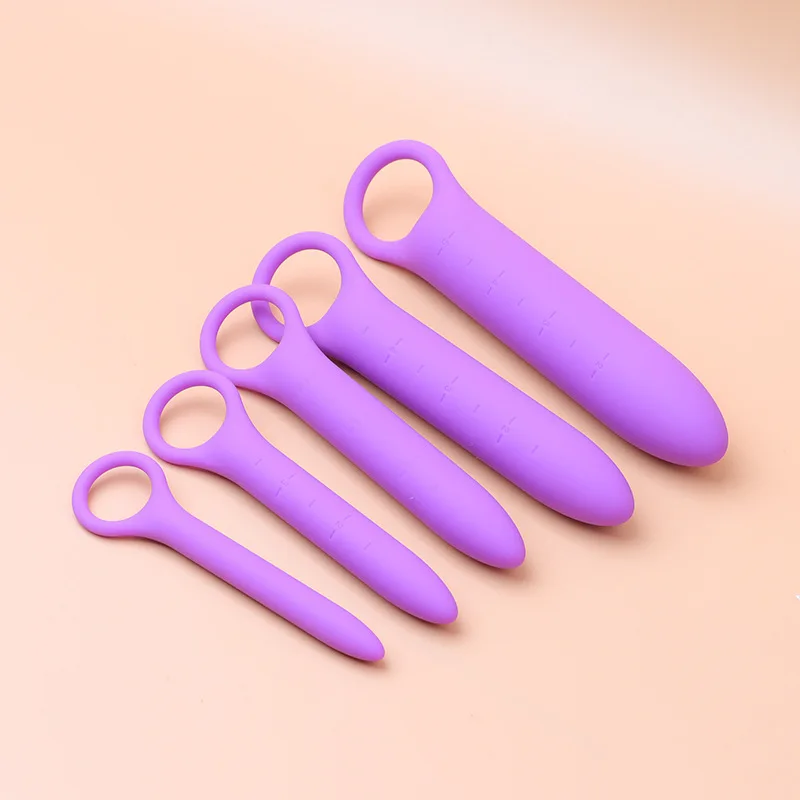 5 Sizes Set Soft Silicone Dildos Waterproof Ruler Ass Plug Anal Female Male Anal Toys Masturbator Massager Adult Sex Toy