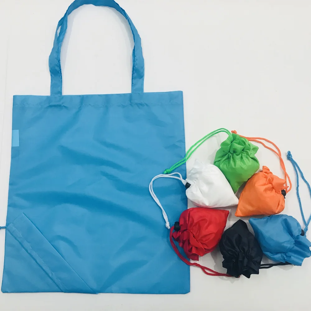 Promotional Wholesale Polyester Folding Strawberry Bag Recycled Lightweight Large Capacity Storage Tote Bag with Custom Print