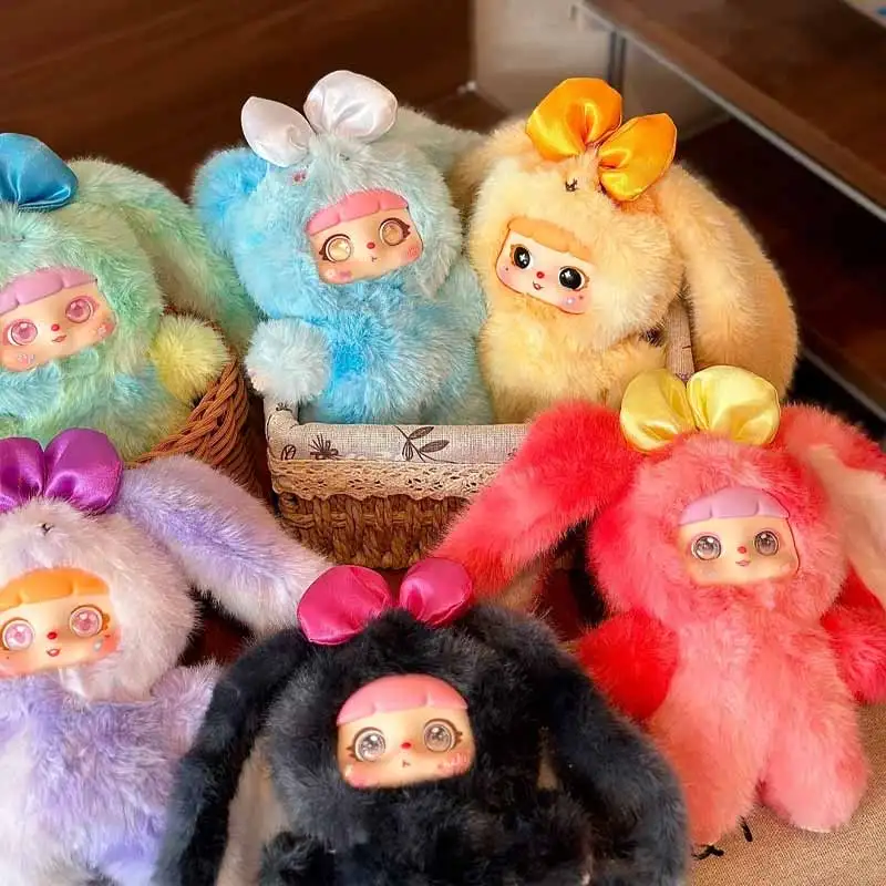 

Котенок Mao Zai Zai Magic Rabbit Series Виниловая кукла Слепая коробка Большая кукла Сумка Подвеска Орнамент Модная игрушка Mystery Box Плюшевая кукла в подарок