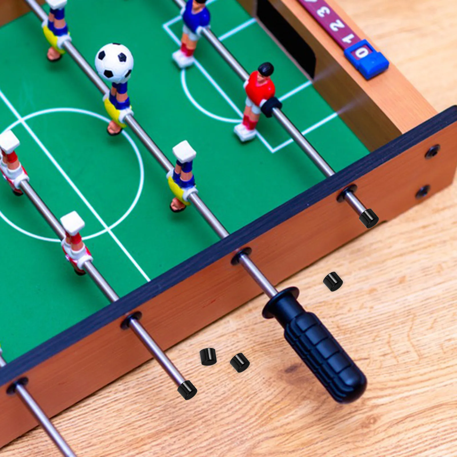 

10pcs Foosball End Caps 12Mm Plastic Covers For Football Table Replacement Parts Tips Protectors Table Accessories