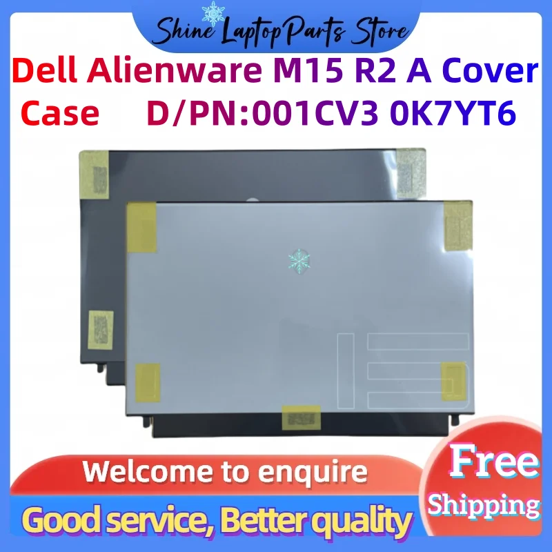 

For Dell Alienware M15 R2 A Cover Case LCD Back Cover Case M15R2 001CV3 0K7YT6