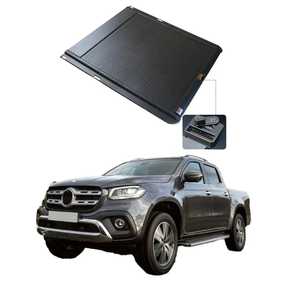 

ST 2022 Password Lock Shutter Cover Pickup Bed Retractable Truck Bed Tonneau Cover For Mercedes-Benz X Class