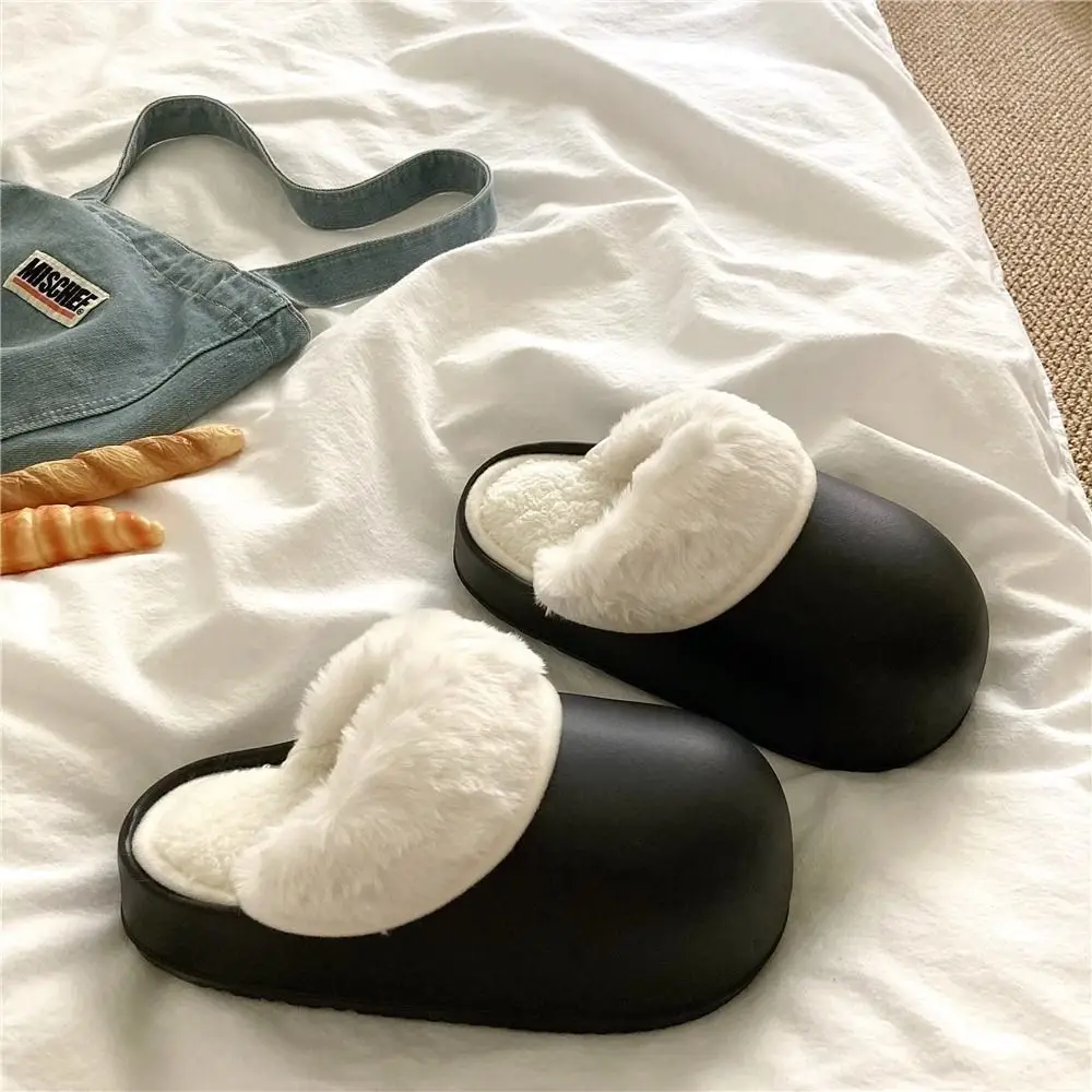 شباشب جديدة للخريف والشتاء عالية القيمة قابلة للفصل مع نعال قطنية سميكة للخريف والشتاء للنساء في المنزل