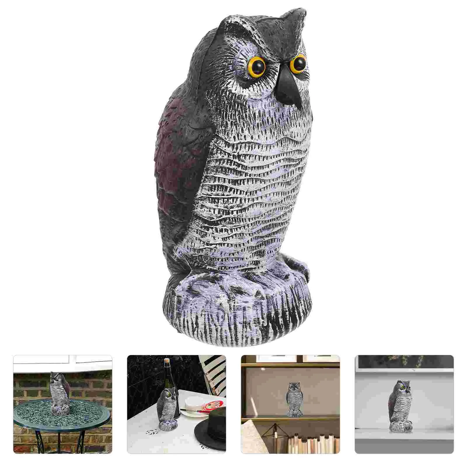 

Shake Your Head Garden Owl Outdoor Ornaments Animal Adornment Pe Puzzles for Adults Lovely Decor