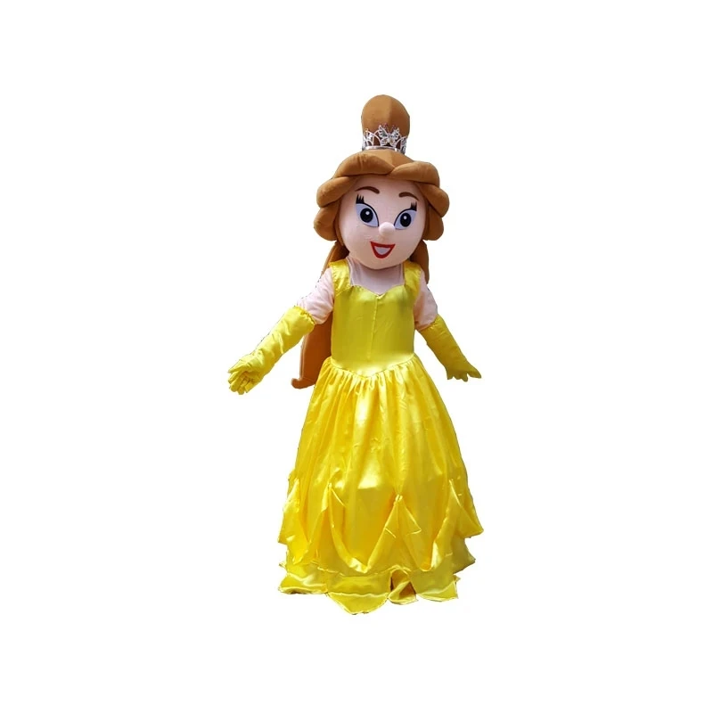 Princesa Mascot Traje para Meninas, Carnaval de Halloween, personagem engraçado, Play Cartoon Doll, Fancy Stage Performance Props