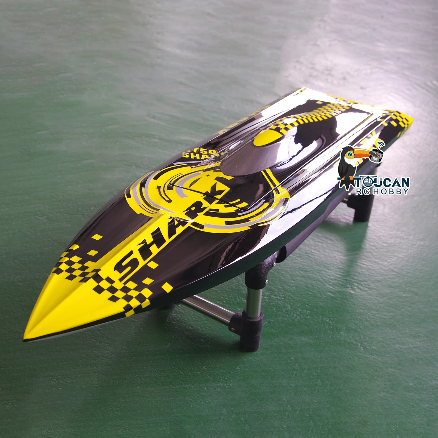 DT Remote Control Boat Model 70km/h High-Speed RC Boat Hull H750 for Ship Electric Racing Speedboats Painted KITS TH20736-SMT7