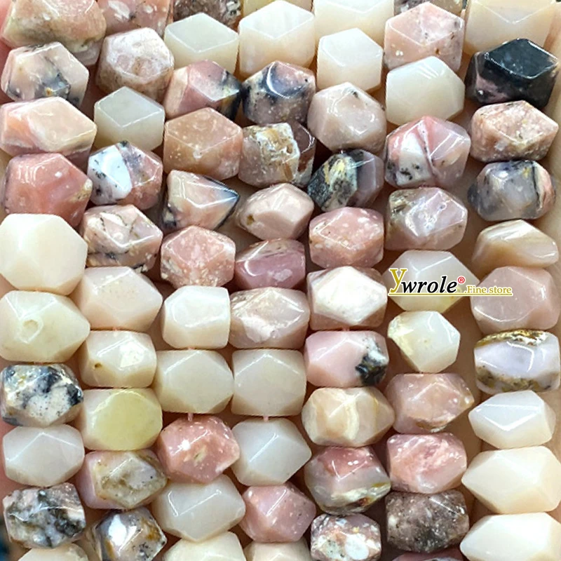Gem Rough Processed Rondelle Emerald Natural Stone Loose Space Beads for Jewelry Making Diy Bracelets Charms Accessories