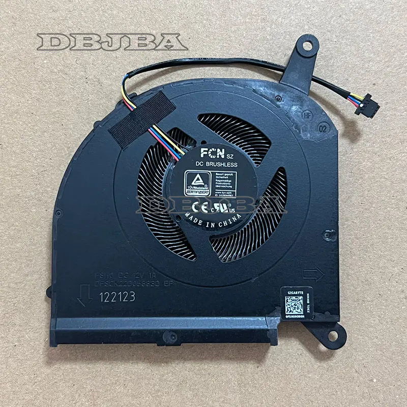 

Laptop CPU Cooling Fan For Gigabyte DFSCK22D05883Q-FSH0 DFSCK22D05883Q FSH0 0FSH00000M 12V 1A