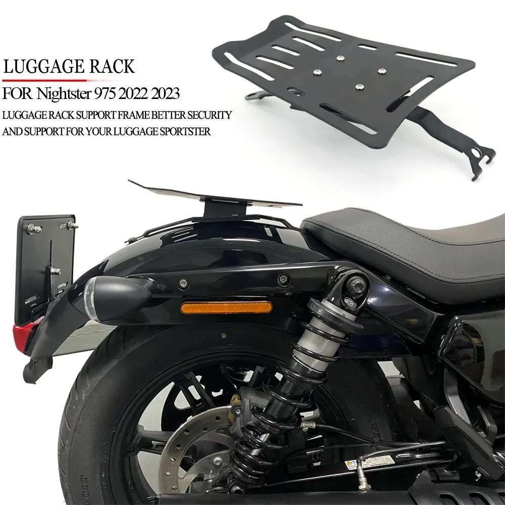 

Motorcycle Rear Fender Solo Seat Luggage Rack Holder For Nightster 975 RH975 RH 975 2022 2023