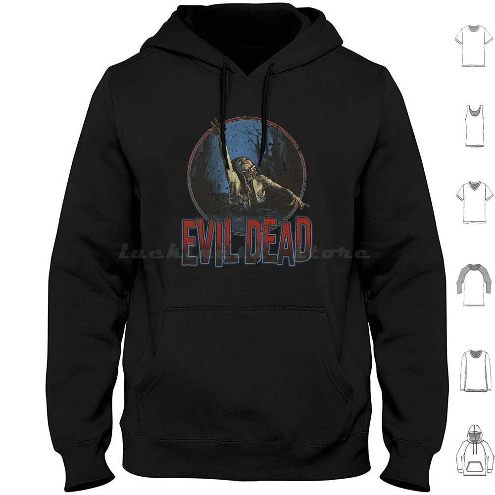 Evil Dead 1981 Hoodie Cotton Long Sleeve Evil Dead Army Of Darkness Ash Williams Boomstick Demon Devil Devil Worship Hp