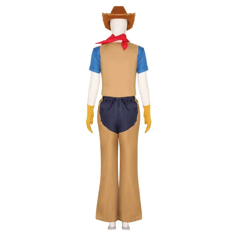 

Game Peach Blossom Show Time Cowboy Swordman Character Set Halloween Role Playing Costume