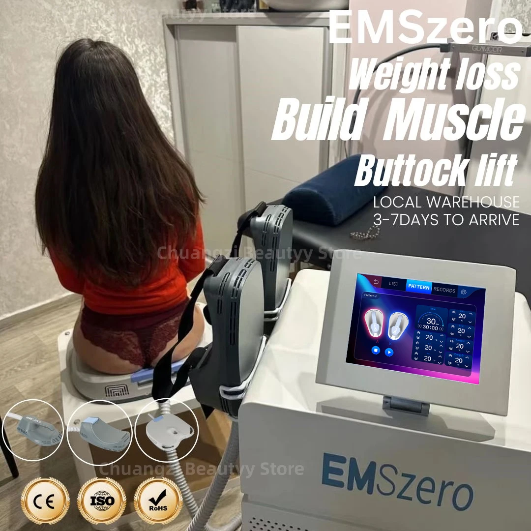 

Sculpt EMS EMSzero RF Technology High Intensity Electromagnetic Sculpt Muscle Stimulator Slimming Loss Fitness Equipment